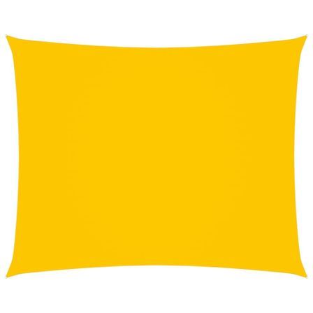 Voile de parasol Tissu Oxford rectangulaire 2,5x4,5 m Jaune