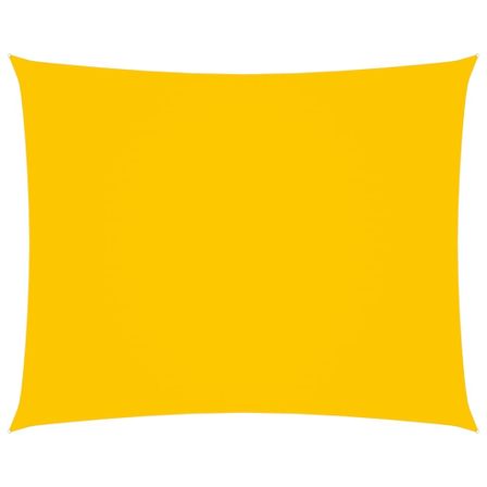 Voile de parasol Tissu Oxford rectangulaire 2,5x4 m Jaune