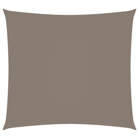 Voile de parasol Tissu Oxford rectangulaire 2x2,5 m Taupe