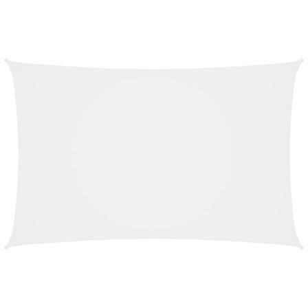 Voile de parasol Tissu Oxford rectangulaire 2x4,5 m Blanc