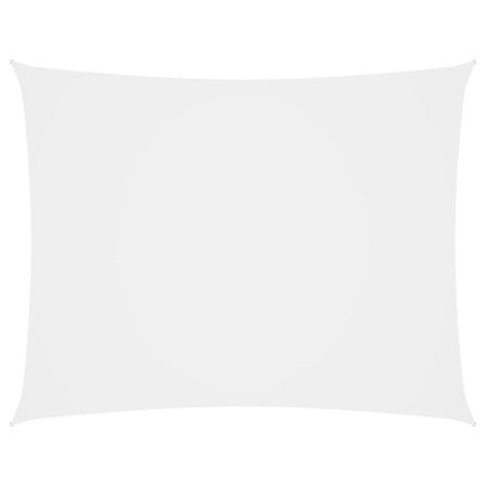 Voile de parasol Tissu Oxford rectangulaire 2x4 m Blanc