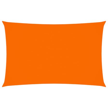Voile de parasol Tissu Oxford rectangulaire 2x5 m Orange