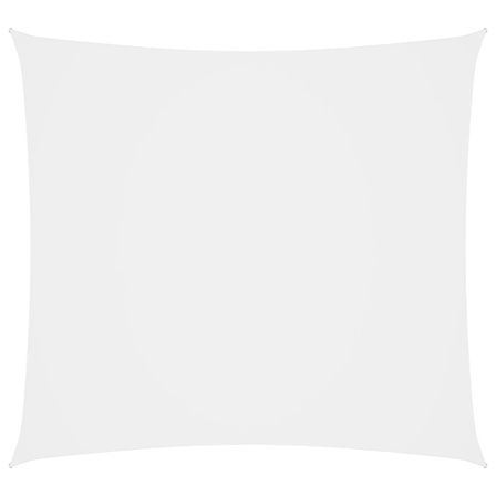 Voile de parasol Tissu Oxford rectangulaire 3,5x5 m Blanc