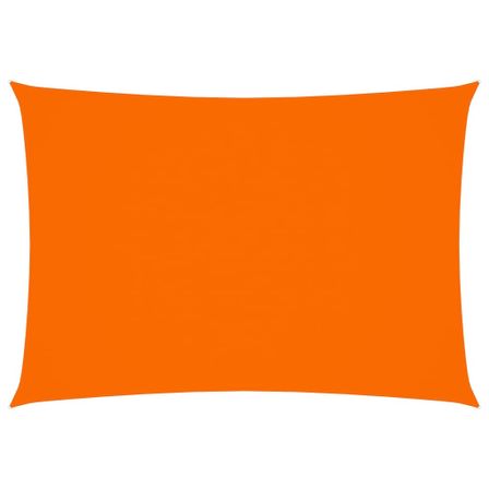 Voile de parasol Tissu Oxford rectangulaire 3x4,5 m Orange