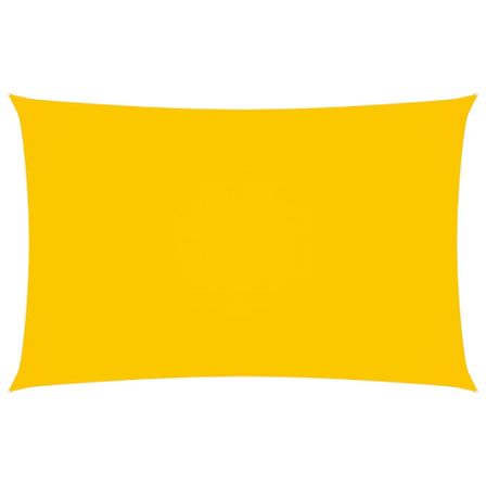 Voile de parasol Tissu Oxford rectangulaire 3x6 m Jaune