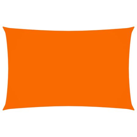 Voile de parasol Tissu Oxford rectangulaire 3x6 m Orange