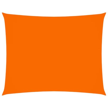 Voile de parasol Tissu Oxford rectangulaire 4x5 m Orange