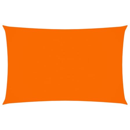 Voile de parasol Tissu Oxford rectangulaire 4x7 m Orange
