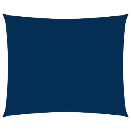 Voile de parasol Tissu Oxford rectangulaire 5x6 m Bleu