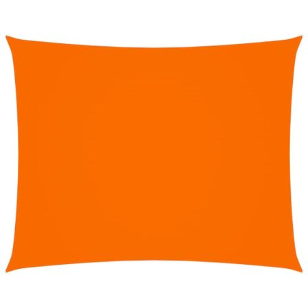 Voile de parasol Tissu Oxford rectangulaire 6x7 m Orange