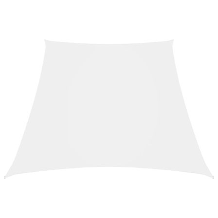 Voile de parasol Tissu Oxford trapèze 3/4x2 m Blanc