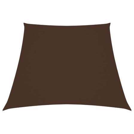 Voile de parasol Tissu Oxford trapèze 3/4x2 m Marron