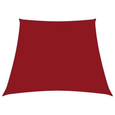 Voile de parasol Tissu Oxford trapèze 3/4x2 m Rouge