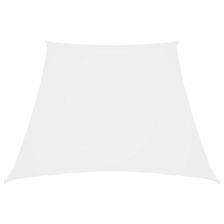 Voile de parasol Tissu Oxford trapèze 3/4x3 m Blanc