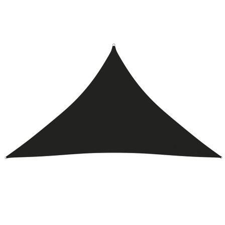 Voile de parasol Tissu Oxford triangulaire 3x3x4,24 m Noir