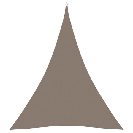 Voile de parasol Tissu Oxford triangulaire 3x4x4 m Taupe