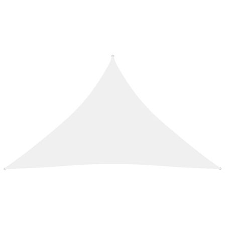 Voile de parasol Tissu Oxford triangulaire 4x4x5,8 m Blanc