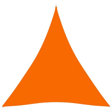Voile de parasol Tissu Oxford triangulaire 6x6x6 m Orange