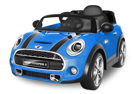 Voiture électrique 1 place Mini Cooper bleu