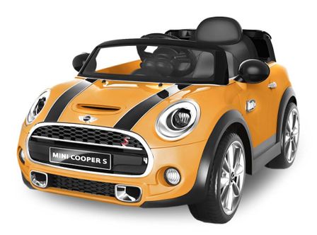 Voiture électrique 1 place Mini Cooper jaune