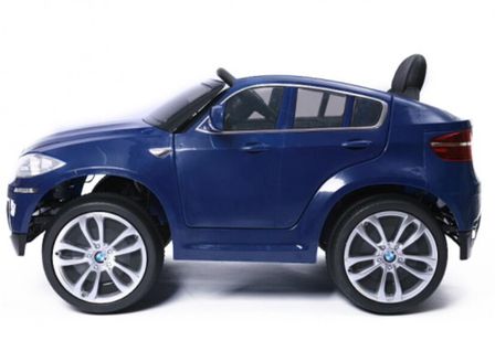 Voiture électrique 4x4 BMW X6 2x35W 12V bleu métallisé