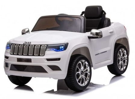 voiture électrique enfant Jeep Grand Cherokee blanc