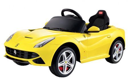 Voiture électrique Ferrari F12 Berlinetta jaune