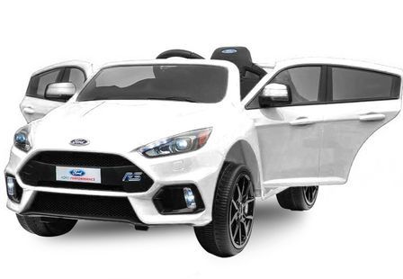 Voiture électrique Ford Focus RS sport blanche