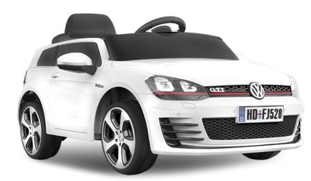 Voiture électrique Golf Gti blanche