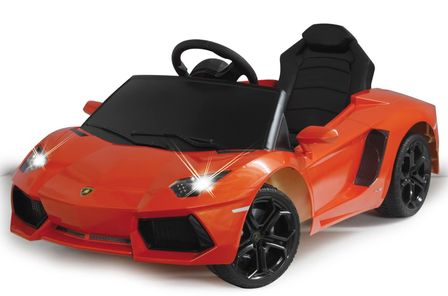Voiture électrique Lamborghini aventador orange