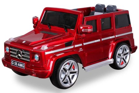 Voiture électrique Mercedes 2 places AMG G55 rouge
