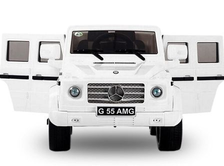 Voiture électrique Mercedes 2 places G55 blanche