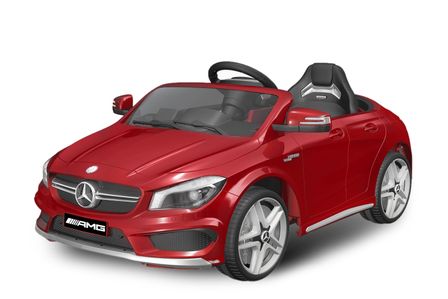 Voiture électrique Mercedes CLA45 rouge