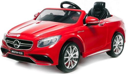 Voiture électrique Mercedes S63 AMG luxe rouge