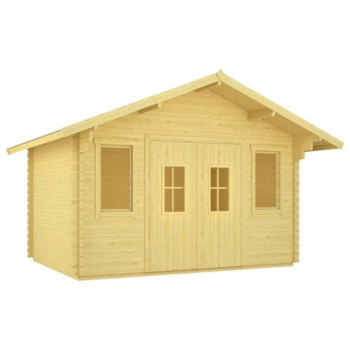 49546 Log Cabin 44 mm 4x3x2,91 m Solid Pinewood - Photo n°2; ?>