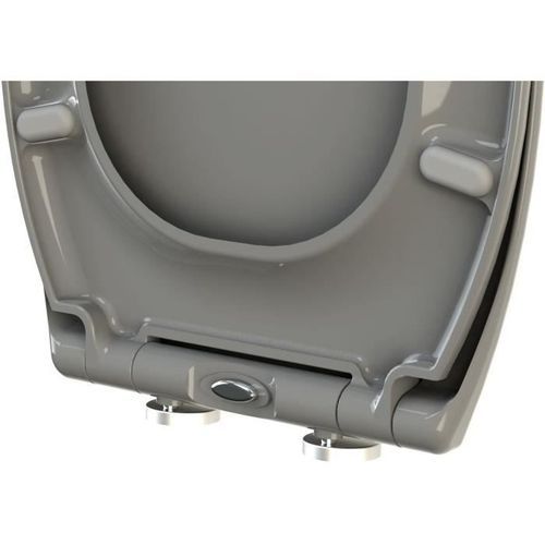 Abattant WC Fally 2 - thermodur - gris anthracite - Photo n°3; ?>