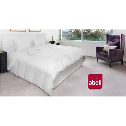 ABEIL Couette Naturelle Duvet & Plumettes 220x240 cm blanc - Photo n°3; ?>