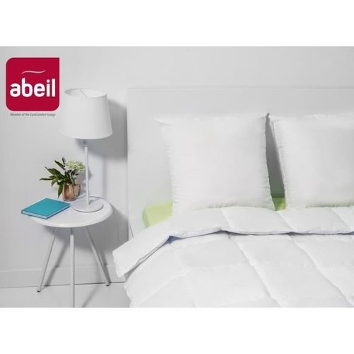 ABEIL Lot de 2 Oreillers Bio Confort - 60 x 60 cm - Blanc - Photo n°2; ?>
