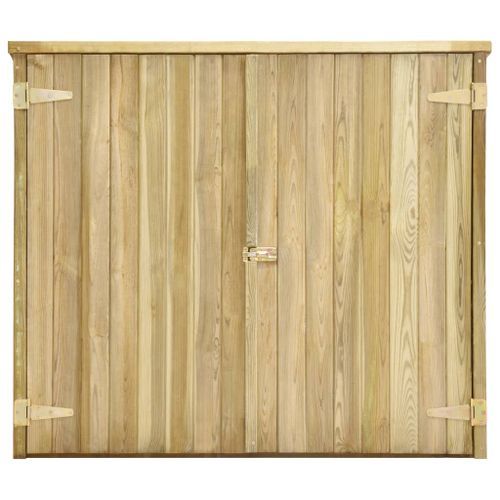 Abri à outils de jardin 135x60x123 cm Pinède imprégnée - Photo n°3; ?>