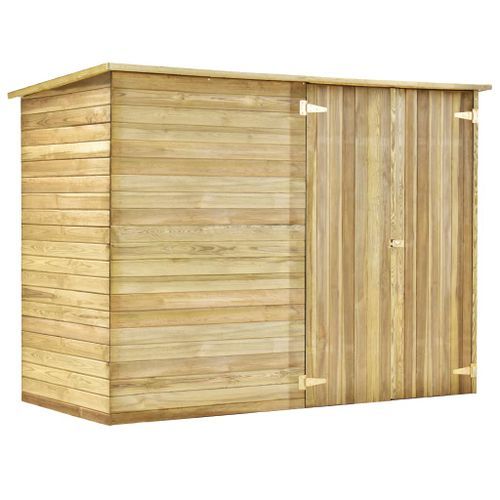 Abri de jardin 232x110x170 cm Bois de pin imprégné - Photo n°2; ?>