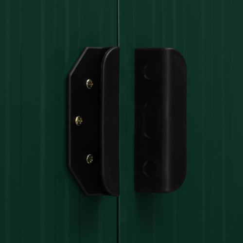 Abri de jardin avec toit étendu Vert 336x270x181 cm Acier - Photo n°3; ?>