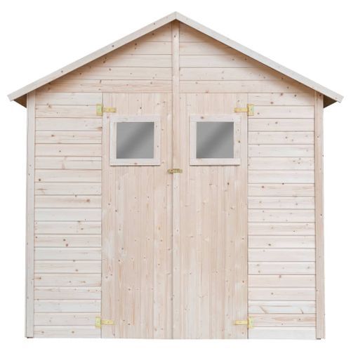 Abri de stockage de jardin 226 x 124 x 218 cm Bois - Photo n°2; ?>