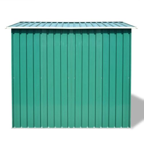 Abri de stockage pour jardin Métal Vert 257 x 205 x 178 cm - Photo n°3; ?>