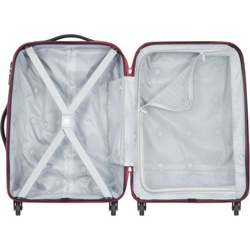 AIRSHIP Valise Trolley Cabine Slim 55 Cm 4 Roues Rouge - Photo n°3; ?>
