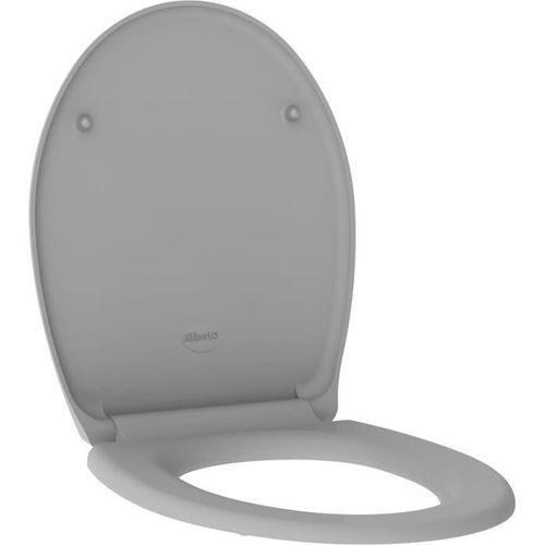 ALLIBERT Abattant de toilette a fermeture silencieuse Dolceo - Gris mat - Photo n°2; ?>