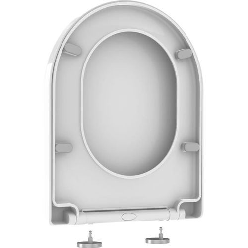 ALLIBERT Abattant de toilette Kobeo - Blanc brillant - Photo n°3; ?>