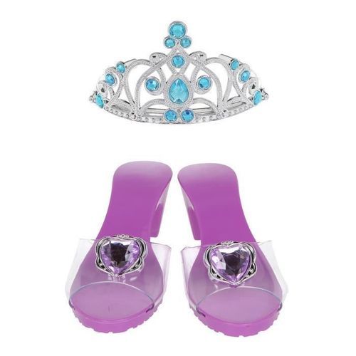 AMSCAN - Set d'accessoires Princesse - diademe et souliers - Photo n°3; ?>