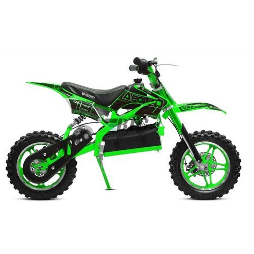 Moto cross enfant 1000W vert 10/10 pouces Speedo - Photo n°3; ?>