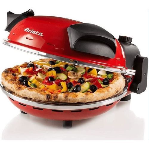 Ariete Four a pizza Da Gennaro 1200 W Rouge et noir - Photo n°2; ?>