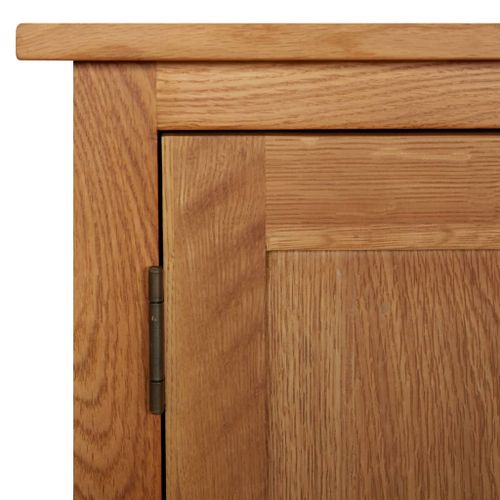 Armoire 70x35x75 cm Bois de chêne massif 2 - Photo n°2; ?>